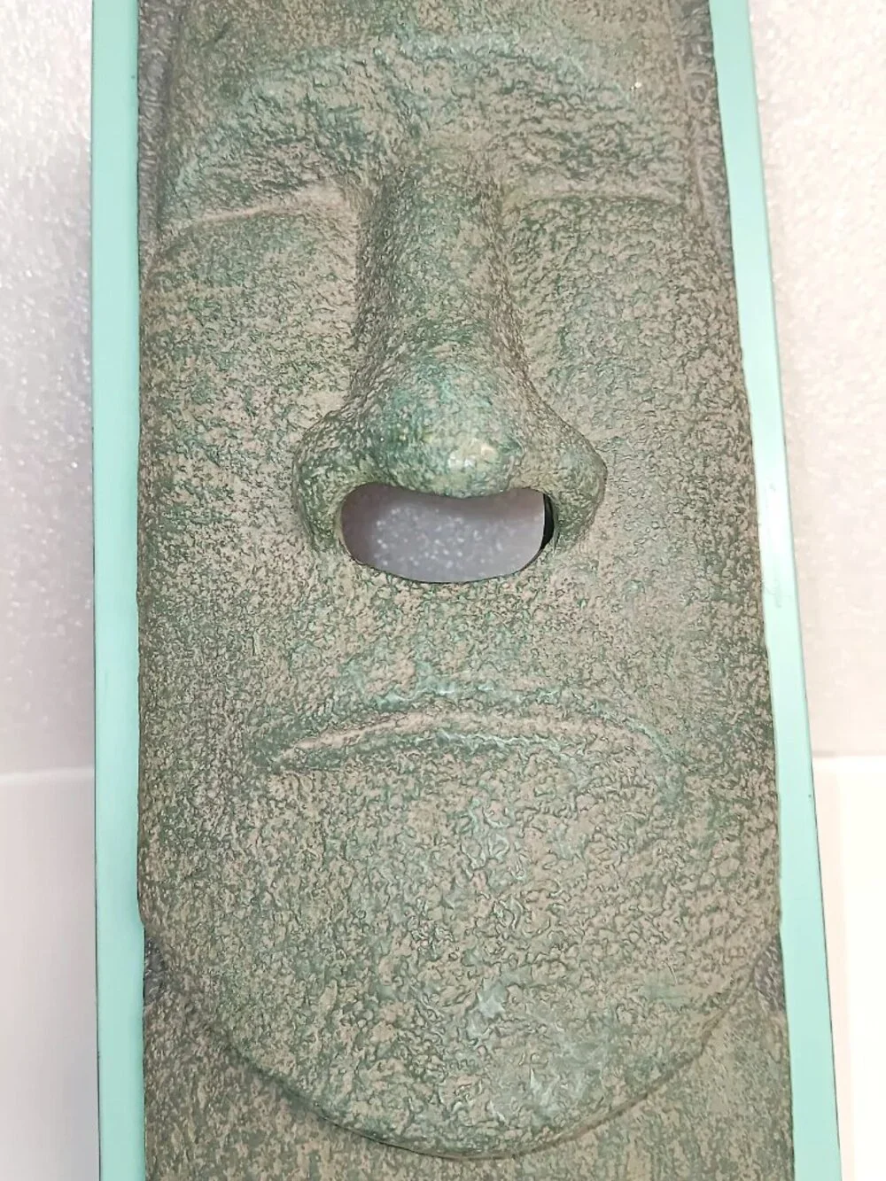 Easter Island Moai resin tissue box cover. Fun lover gift.